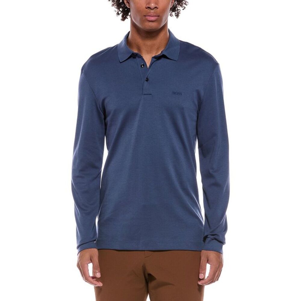 Hugo Boss Mens Boss  Pado Logo Polo Shirt